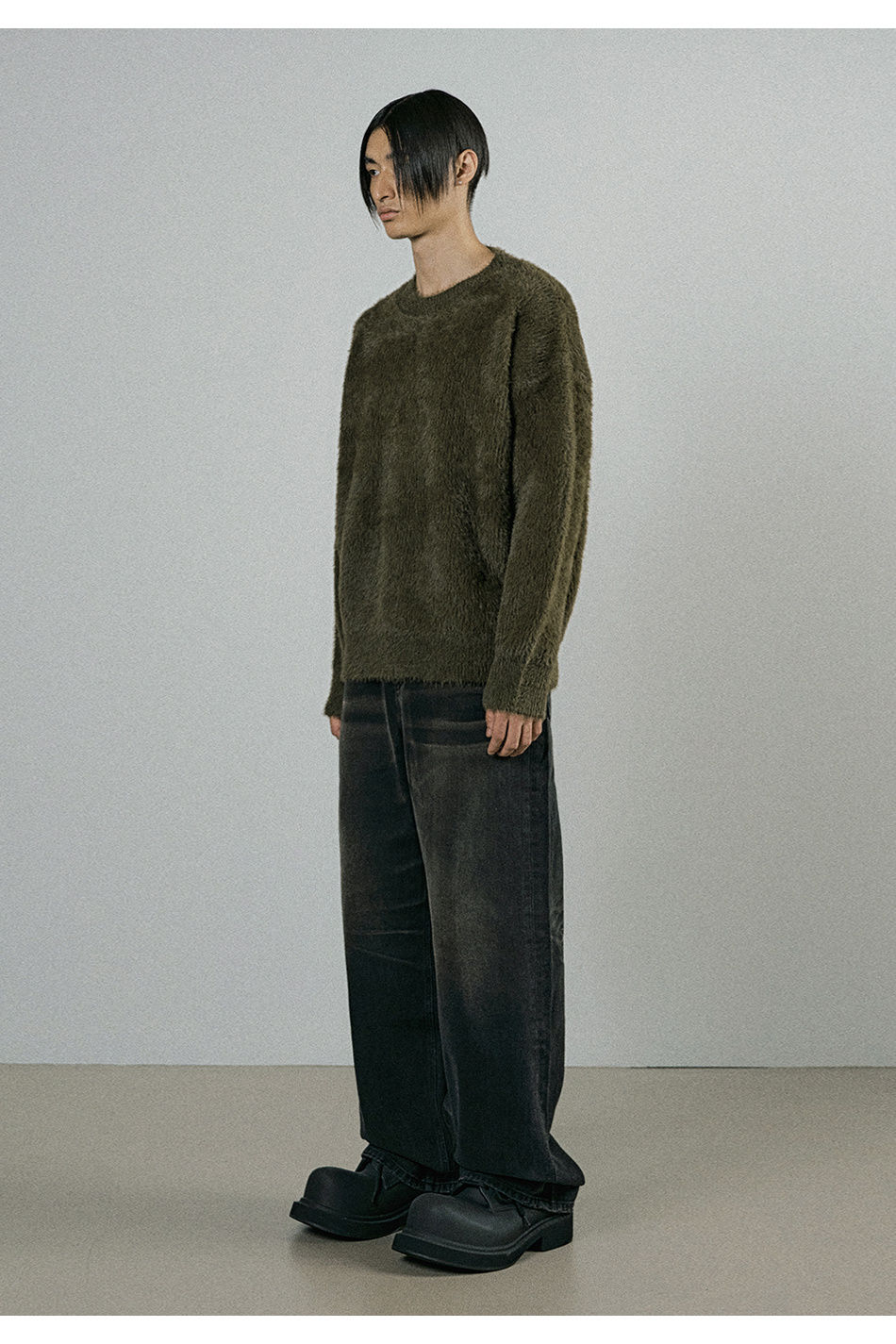 縮圖：●預訂貨品● 韓國品牌🇰🇷 Litail Washed Print Denim Pants