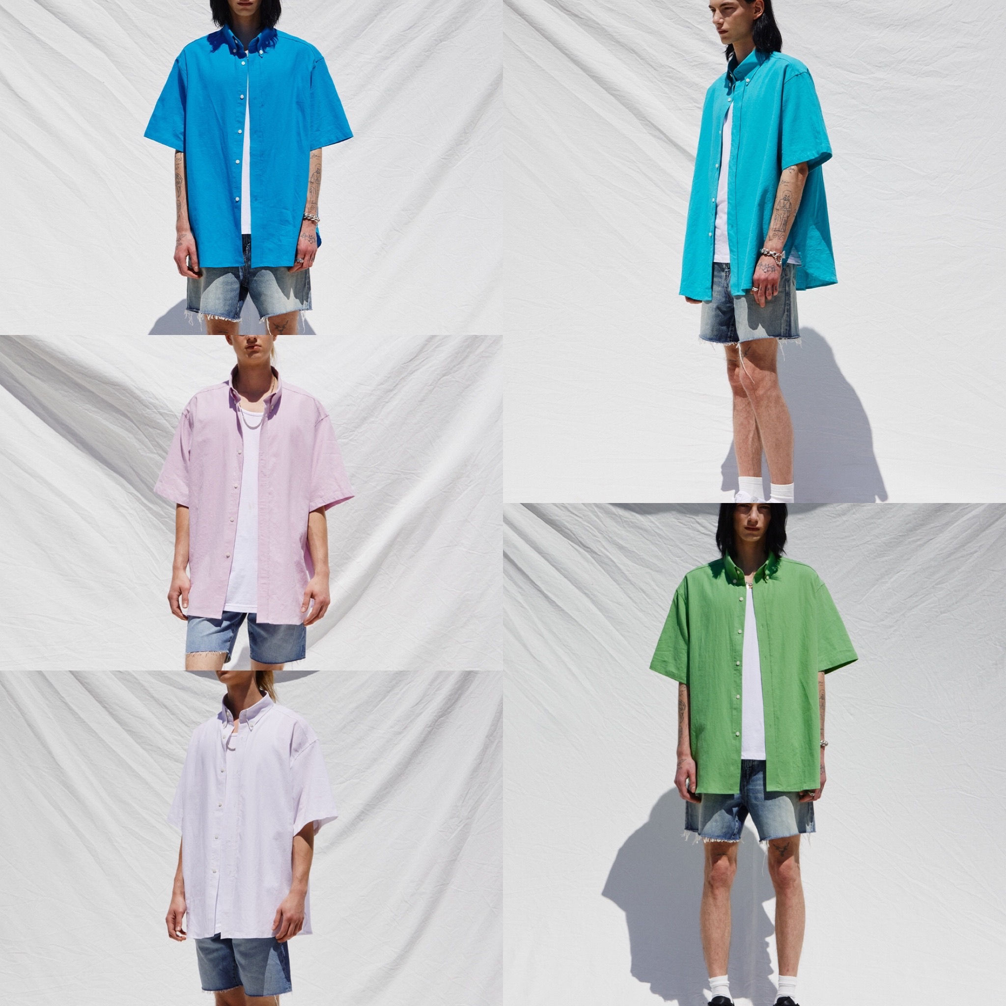 ●預訂貨品● 韓國品牌🇰🇷VTWO Linen Boxy S/S Shirt