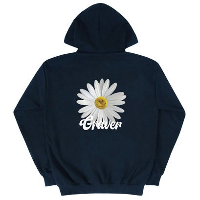縮圖：●預訂貨品● Graver Unisex Flower Smile Hoodie