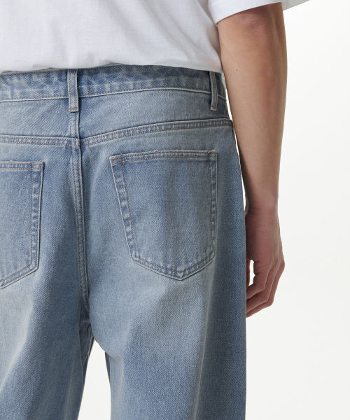 縮圖：●預訂貨品●韓牌🇰🇷 Destroyed Wide Denim