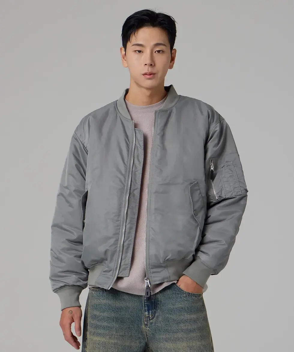 縮圖：●預訂貨品● 韓國品牌 🇰🇷 Aott Unisex Oversized MA-1 Flight Jacket