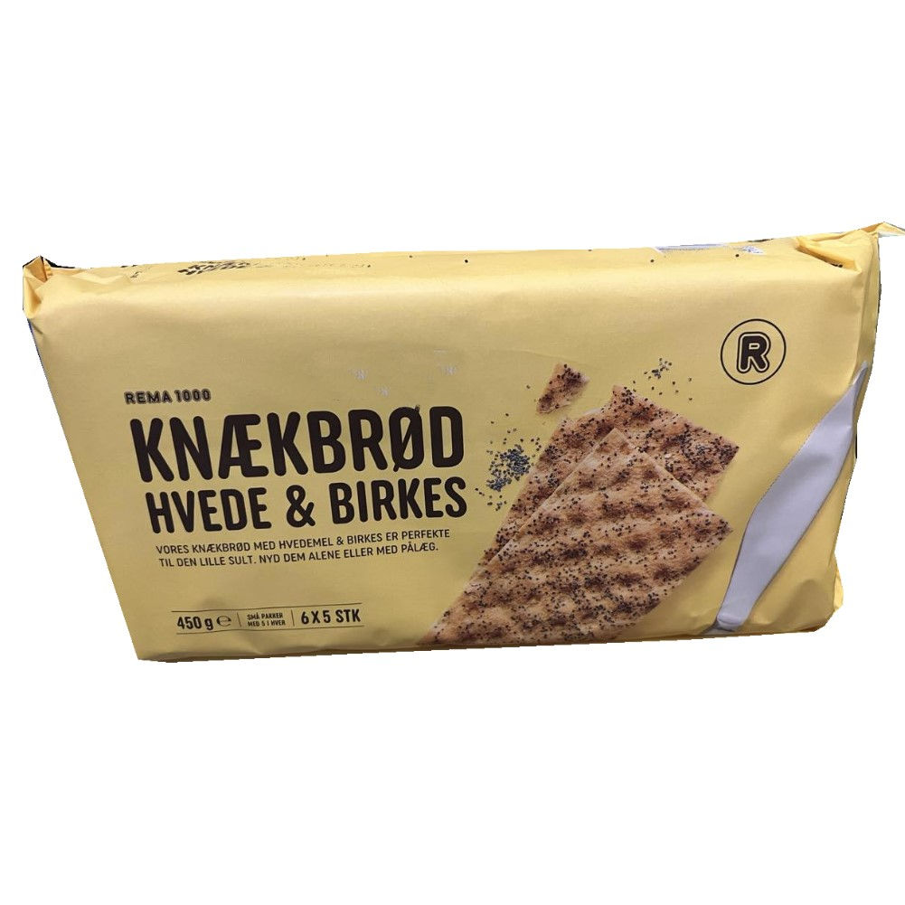 Knekkebrød hvete og birkes