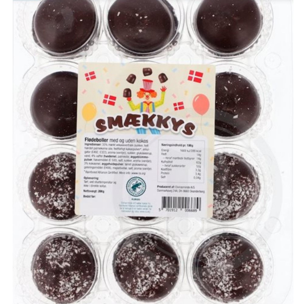 Smækkys - Kokkos/sjoko-boller