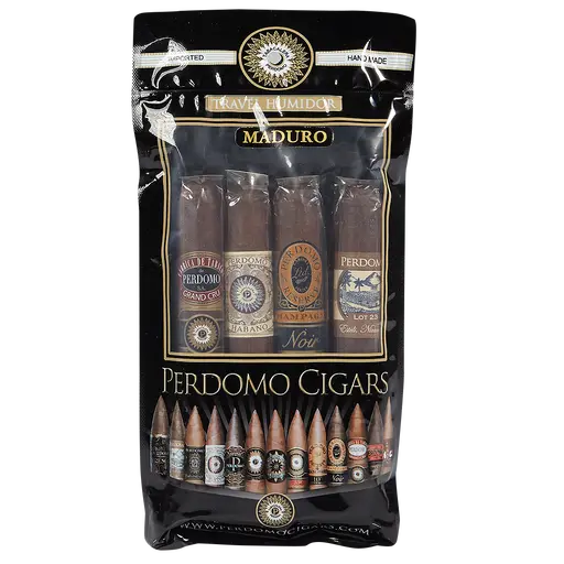 Perdomo 4-Pack Maduro Humidified Sampler