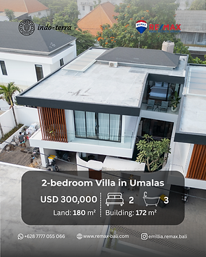 2 bedroom villa in umalas near Canggu