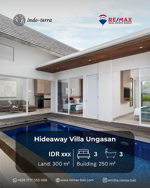 3 Bedroom Villa for Sale in Ungasan