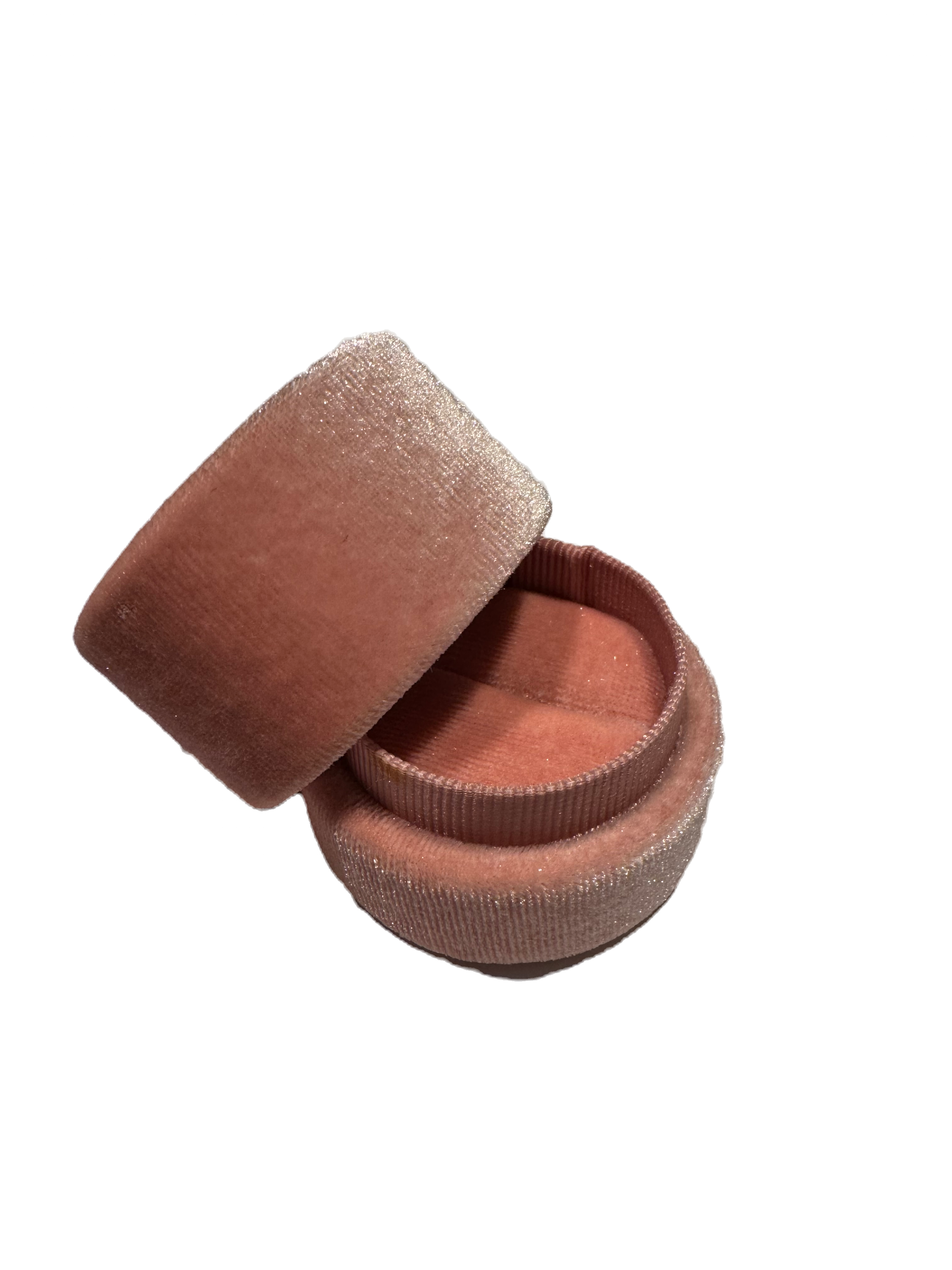 Pink Velvet Ring Box