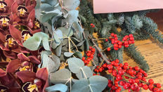 Luxury Cymbidium Orchid Christmas Bouquet from Su Whale