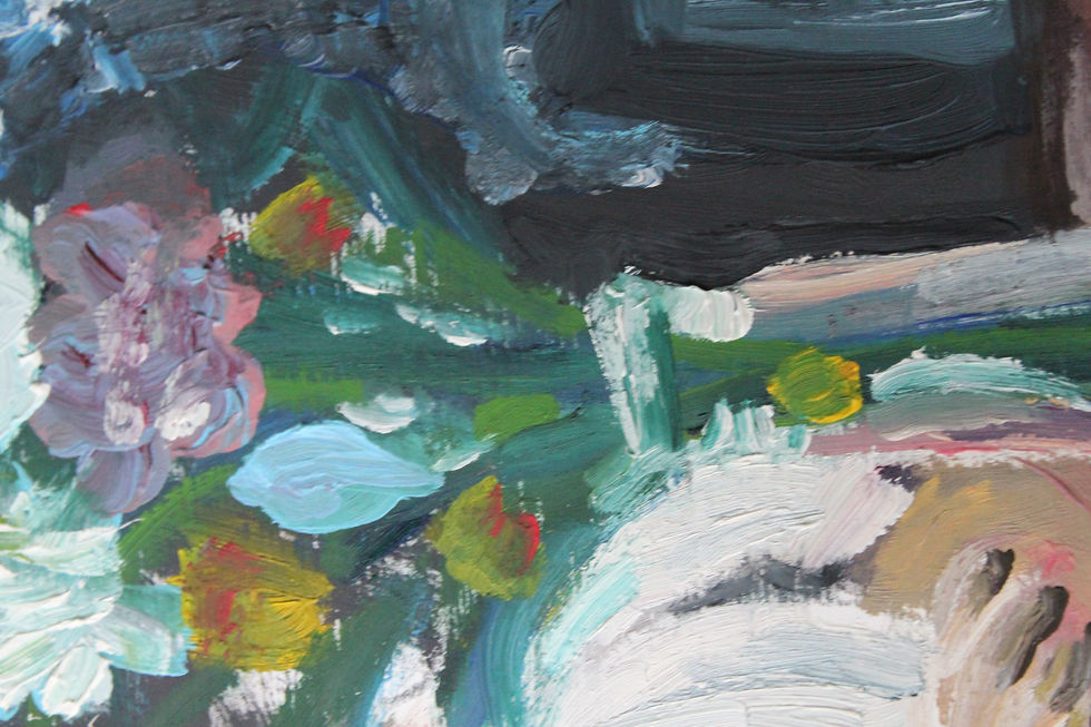 Thumbnail: Lunch Over Beer, With Flowers