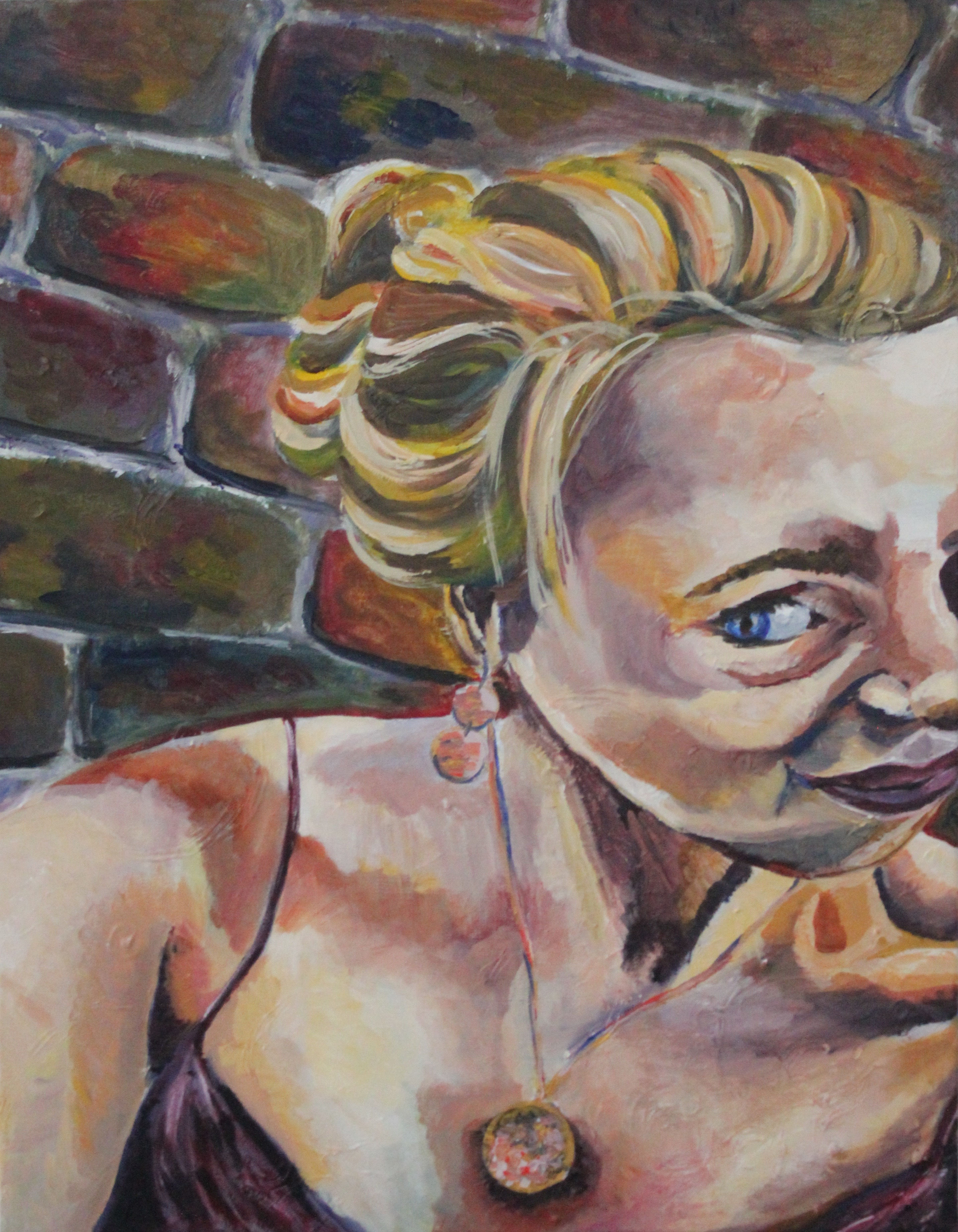 Portrait With Exposed Brick