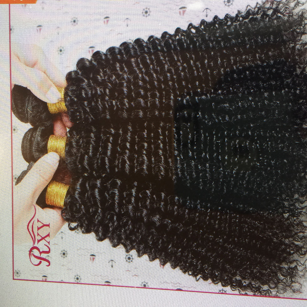 Thumbnail: 100 % Brazilian kinky curly hair 3pcs