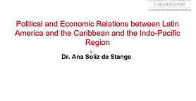 The Relations between Latin America and the Caribbean and the Indo-Pacific Region