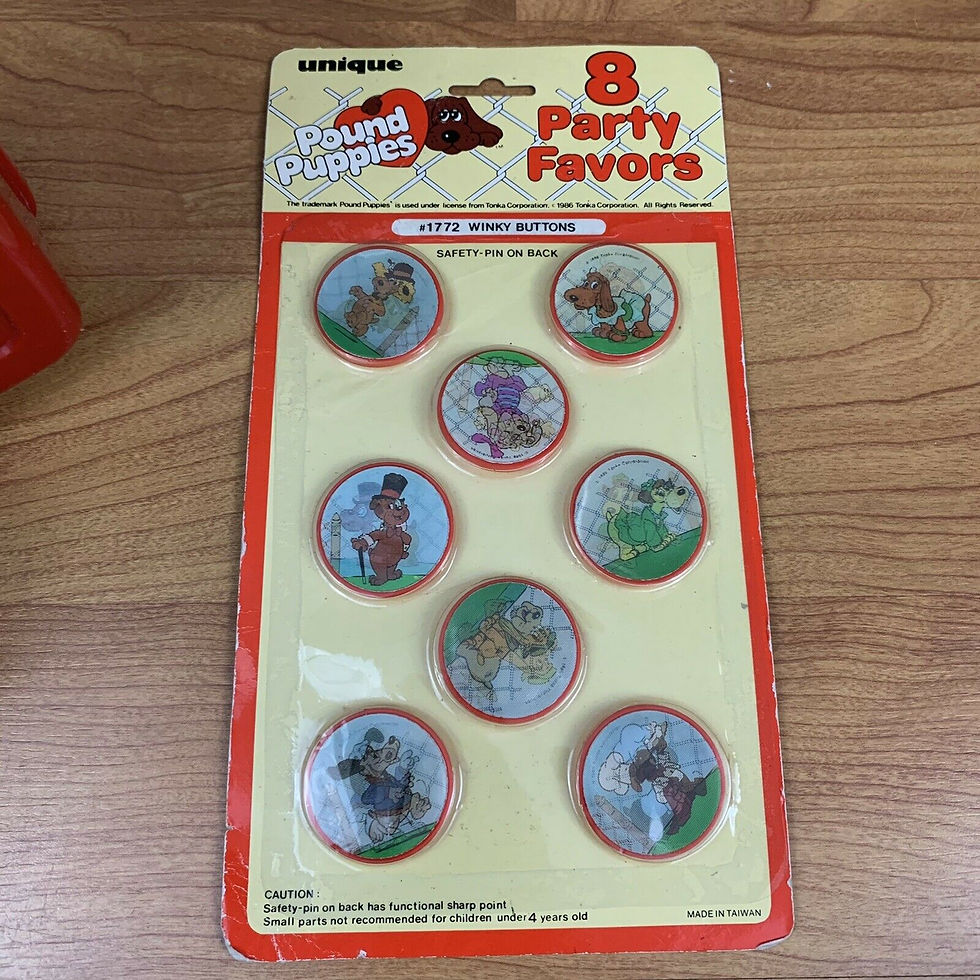 party favor winky buttons