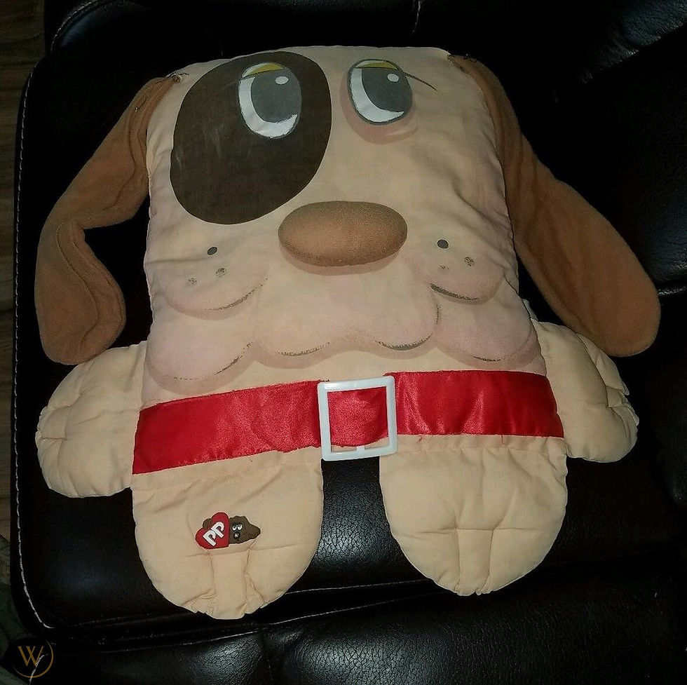 Dream Pals POUND PUPPIES Pillow People Plush Dog Puppy rare 1986 tonka
