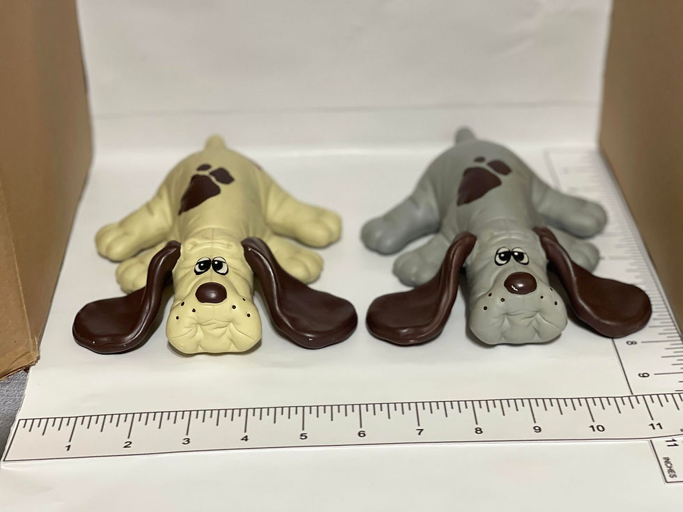 Ceramic puppies