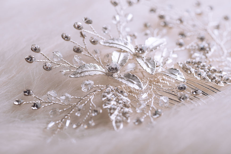 Thumbnail: Ella Silver Leaf Hair Comb