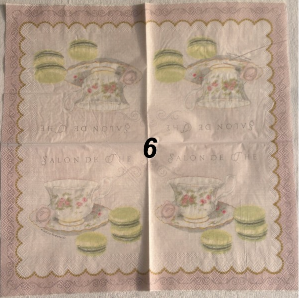 Миниатюра: Салфетки - ретро композиции (3)