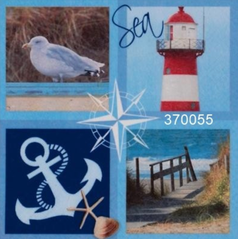 Миниатюра: Салфетки - Морски