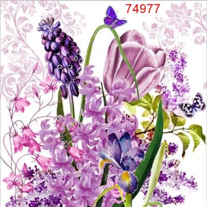 Миниатюра: Салфетки - Цветя (3)