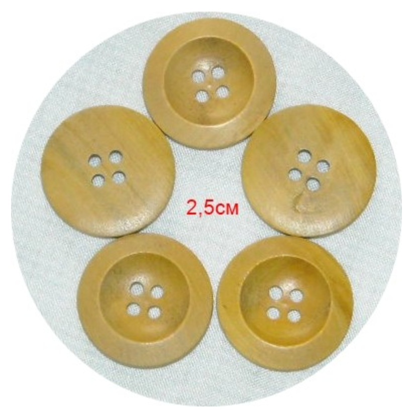 Миниатюра: Дървени копчета (обикновени)