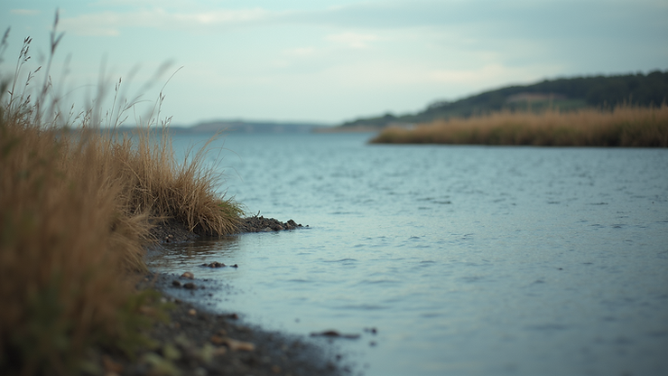 Close-up view of fishing spot at Rue de Lancry