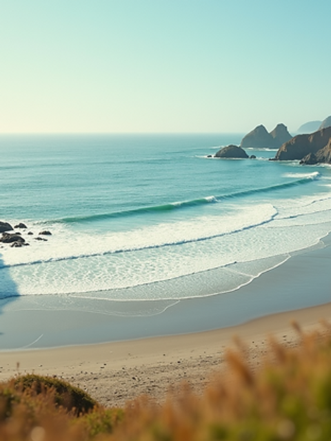 High angle view of the natural beauty at Lindquist Beach