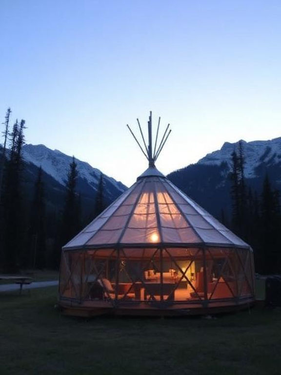 Kananaskis Valley Glass Yurt