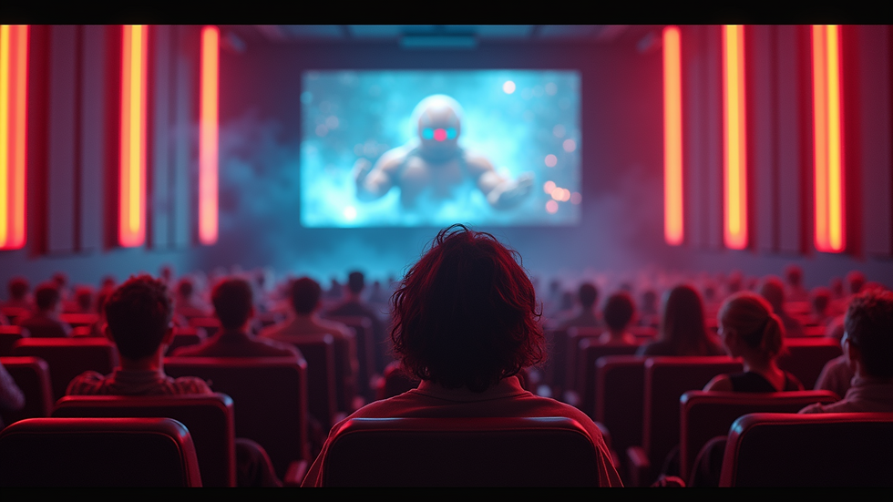 Eye-level view of the 4D cinema experience at Sentosa 4D AdventureLand