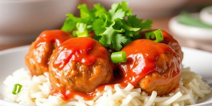 Spicy Sriracha Meatballs