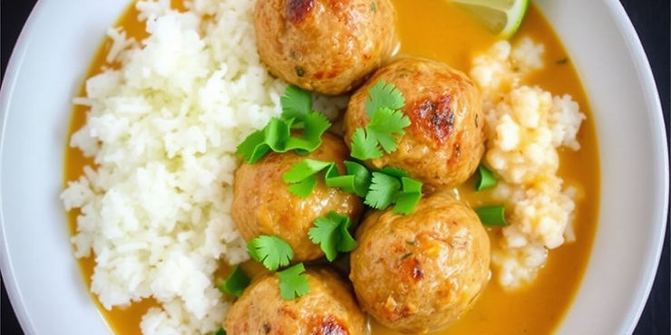 Thai Coconut Curry Meatballs