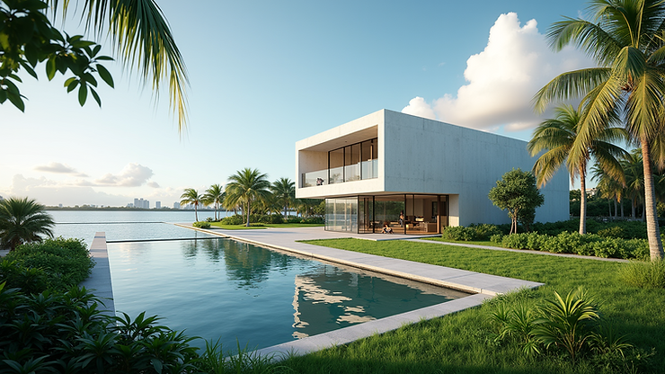 High angle view of the Pérez Art Museum Miami