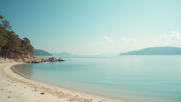 Salt Pond Bay - A calm bay setting with clear waters and soft sandy beach