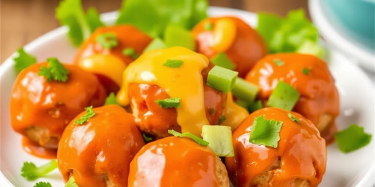 Buffalo Chicken Meatballs