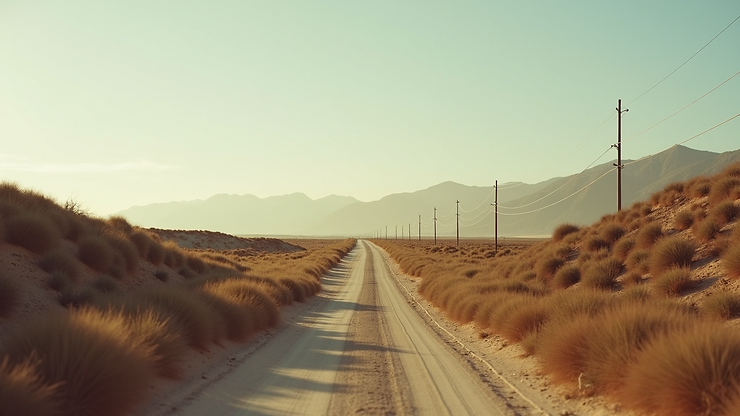 Wide angle view of Ensenada's wild landscape