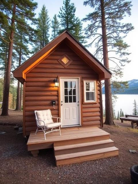 Spray Lakes Tiny Cabin