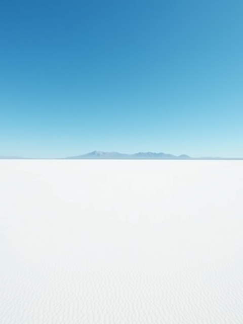Wide angle view of Salar de Atacama with its vast salt flats