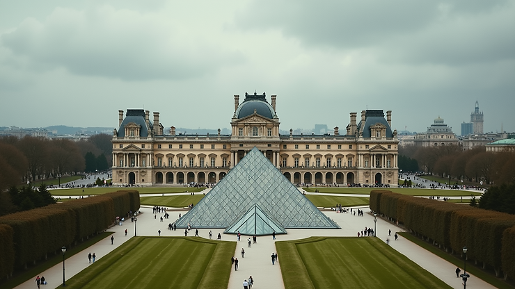 High angle view of the Crystal Palace showcasing its grand architecture
