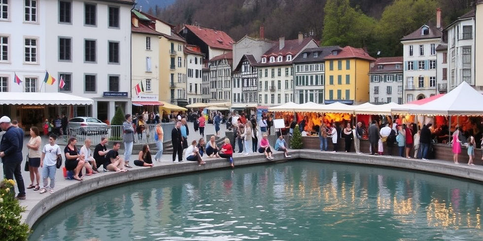 Attend local festivals, including the Annecy International Animation Film Festival and Fête du Lac