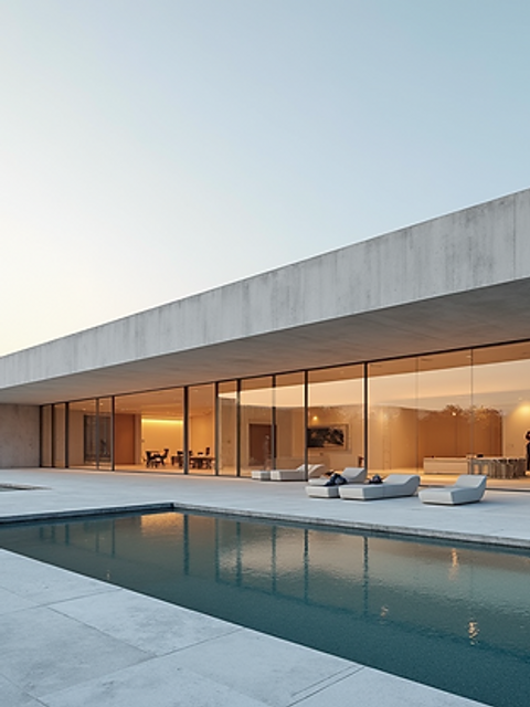 Wide angle view of the artistic exterior design of the Museum of Contemporary Art