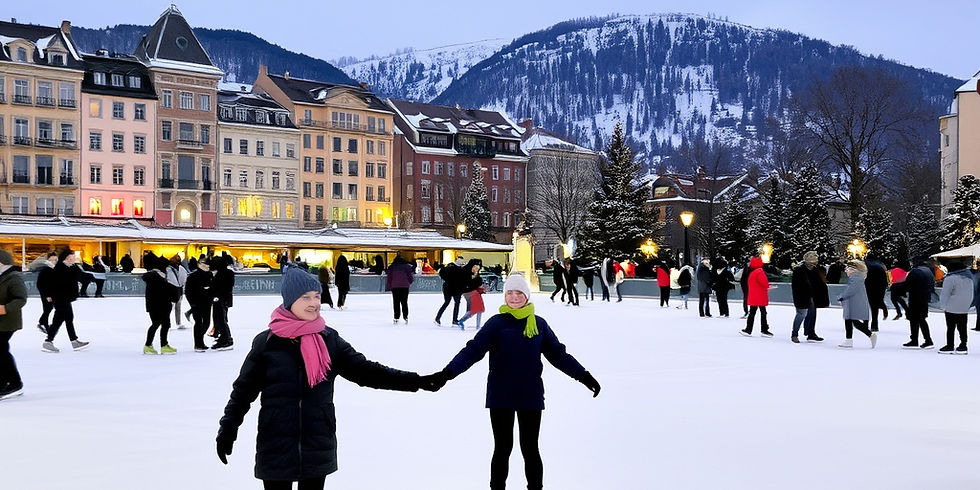 Ice skating