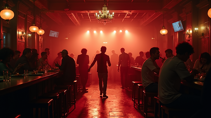 Historic jazz bar with a lively atmosphere and dance floor