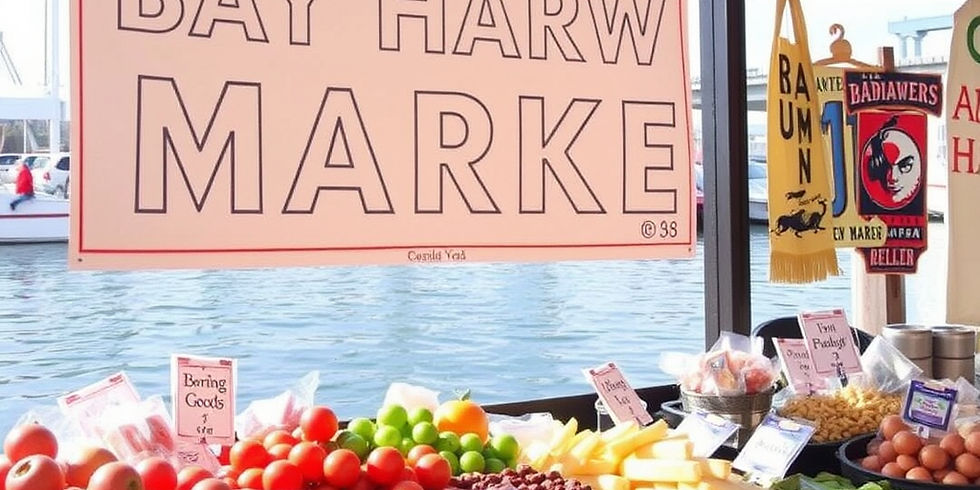 Bay Harbour Market – Artisan Goods and Food Stalls
