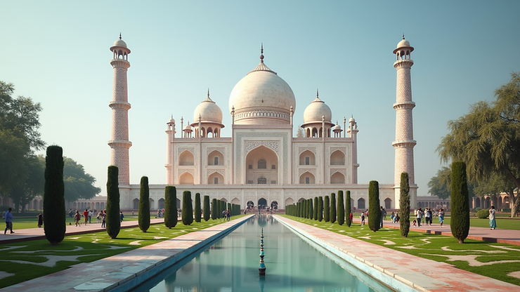 Close-up view of a Sikh gurdwara