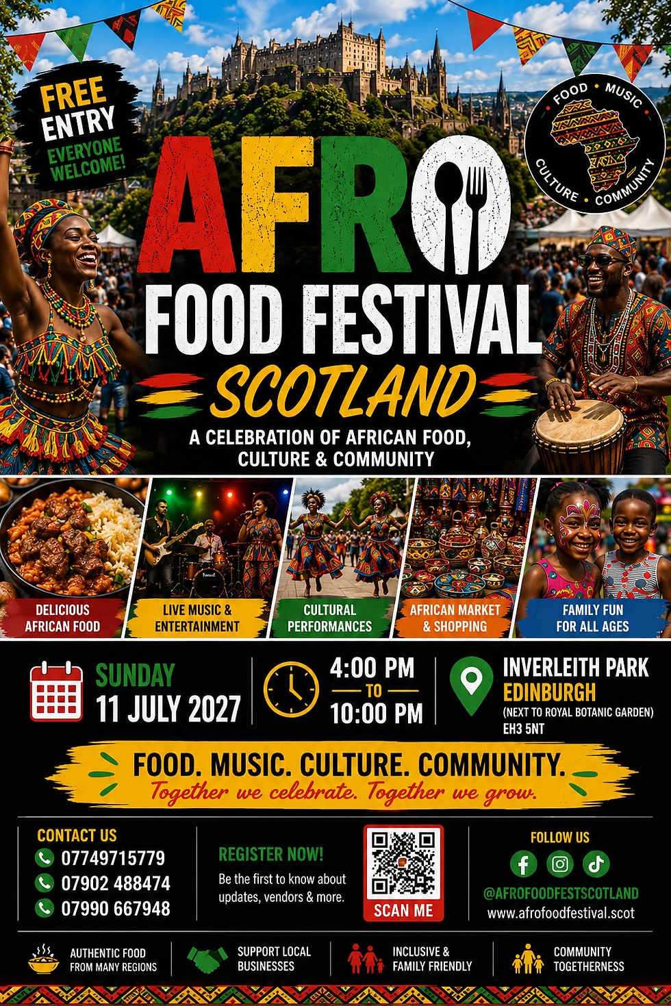 afro food festival scotland