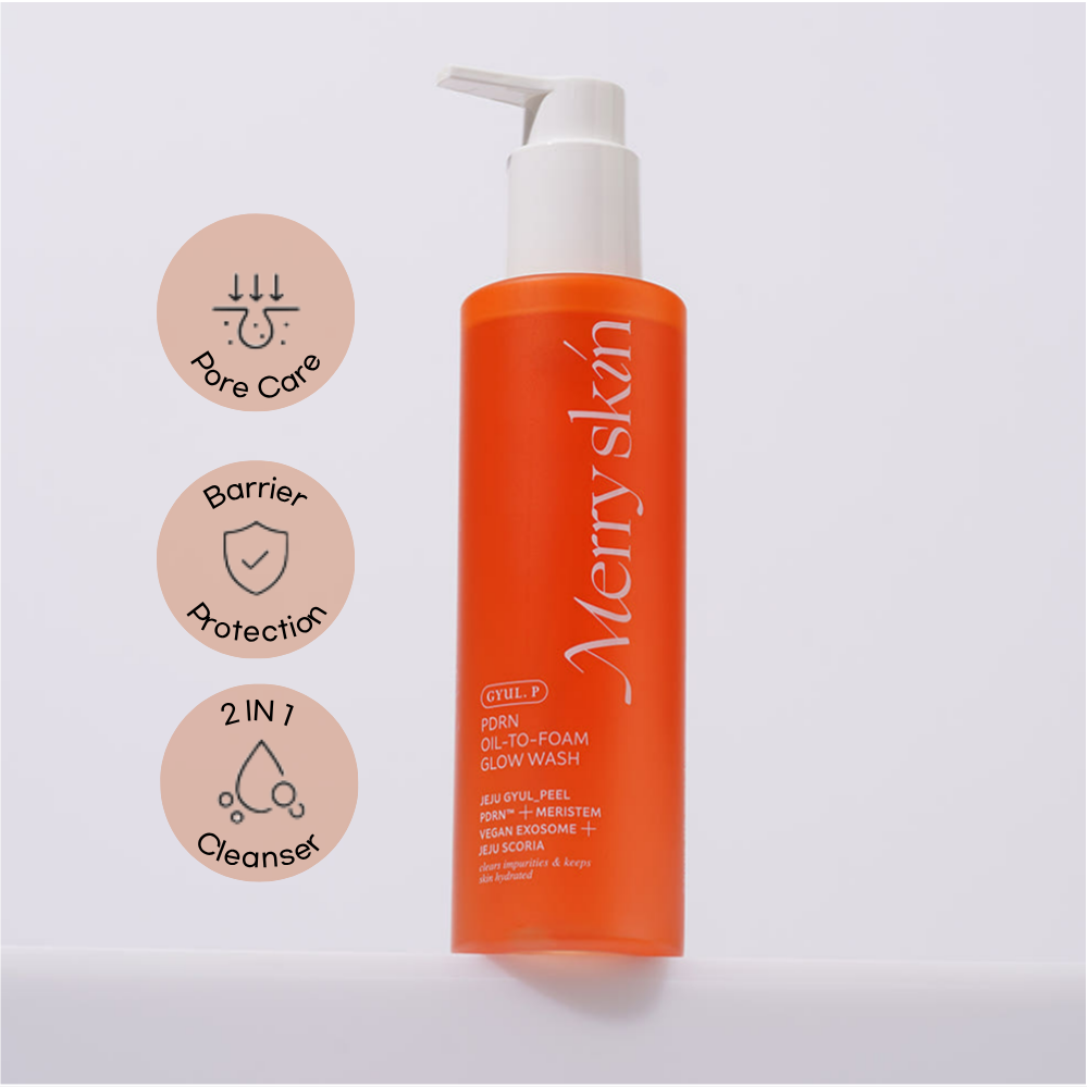 Merry Skin Gyul.P PDRN Oil-to-Foam Glow Wash
