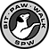 Sit, Paw, Walk black and white logo
