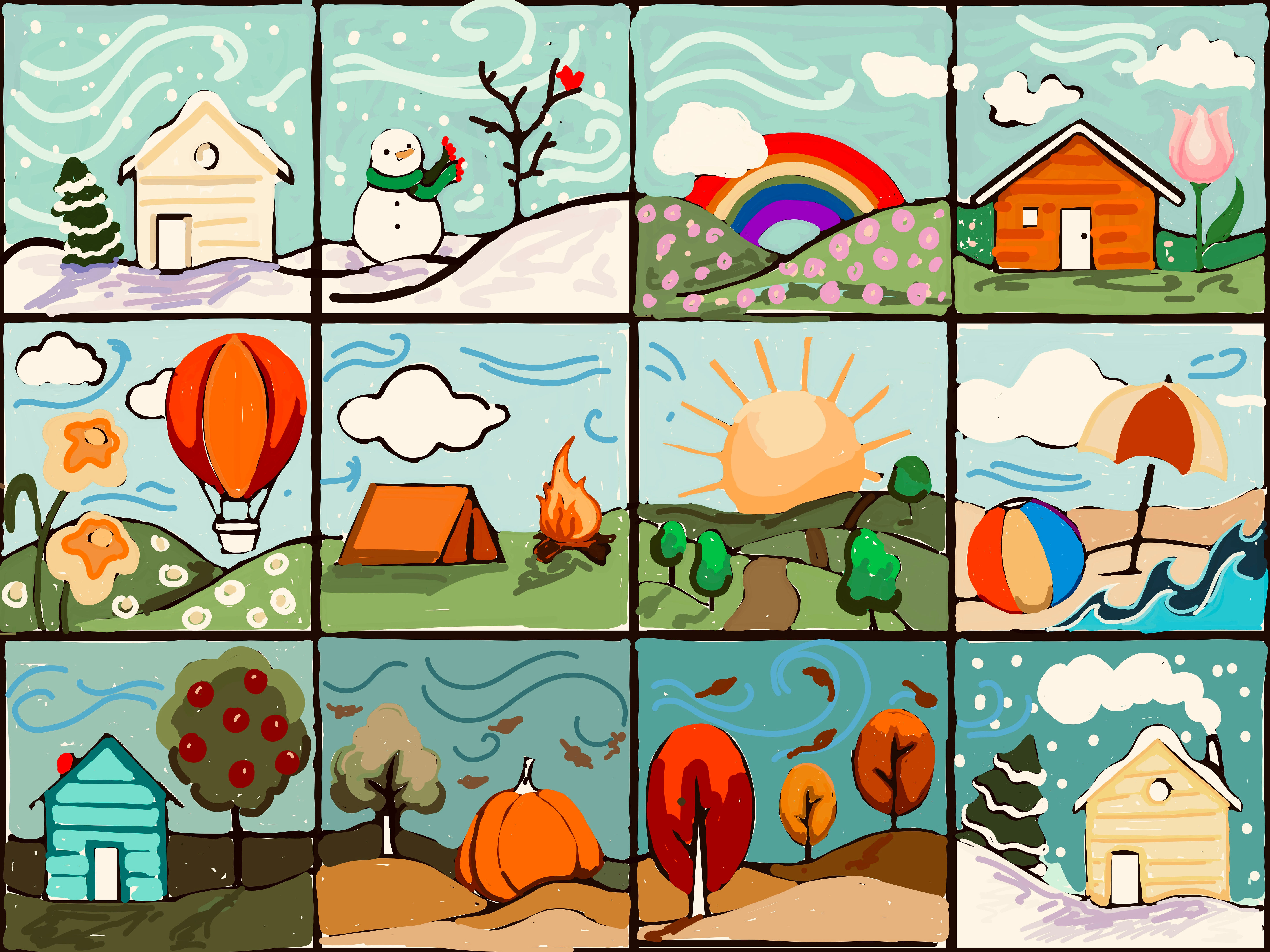 2023 Seasons Pattern