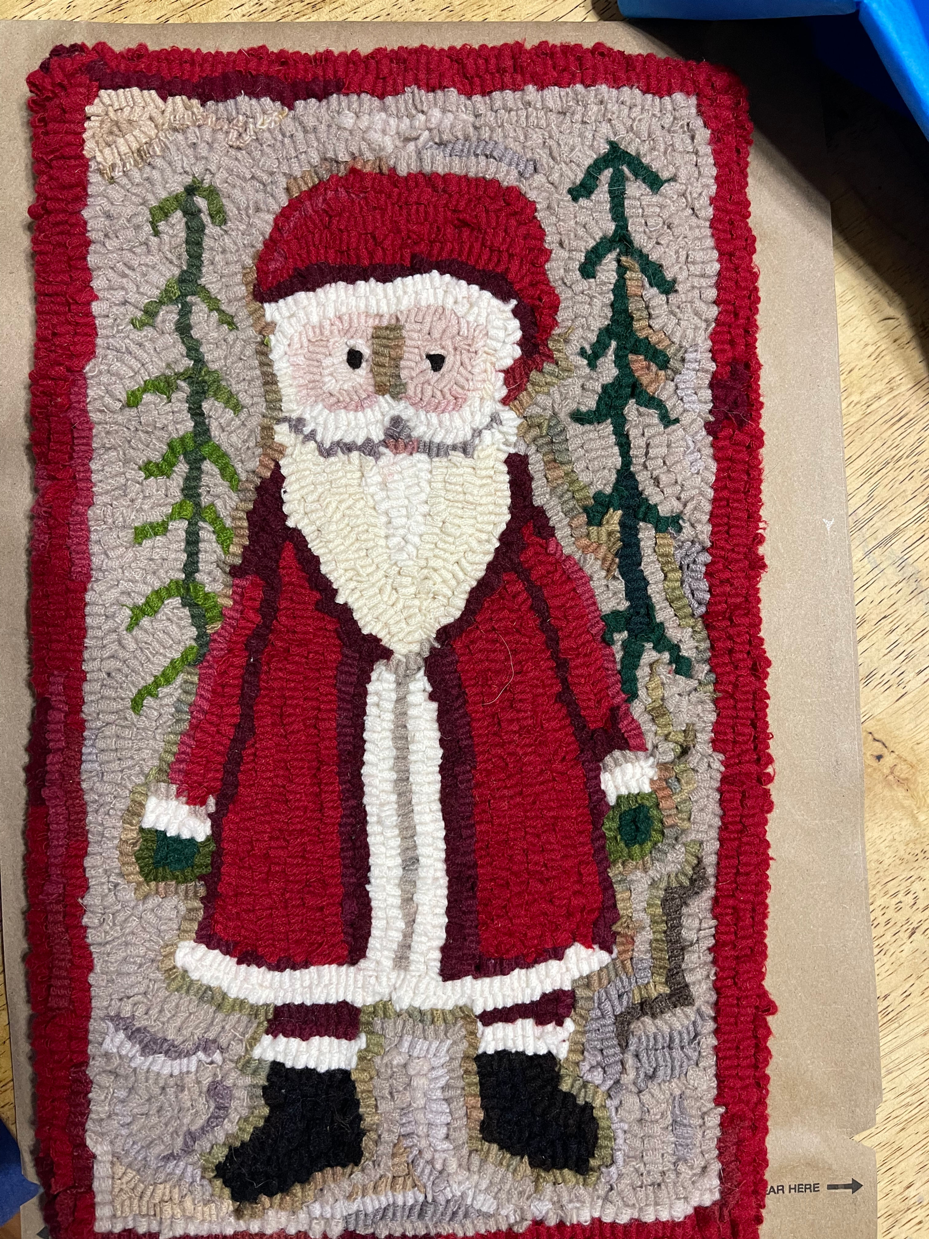 Folk Santa Pattern