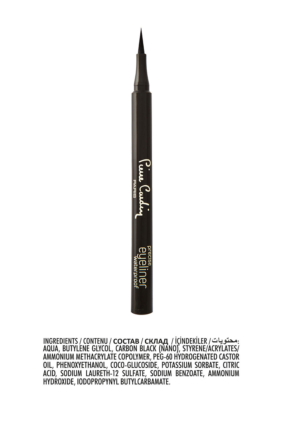Küçük resim: Pierre Cardin Eyeliner Precise Suya Dayanıklı Keçe Uçlu Siyah Eyeliner - Black -