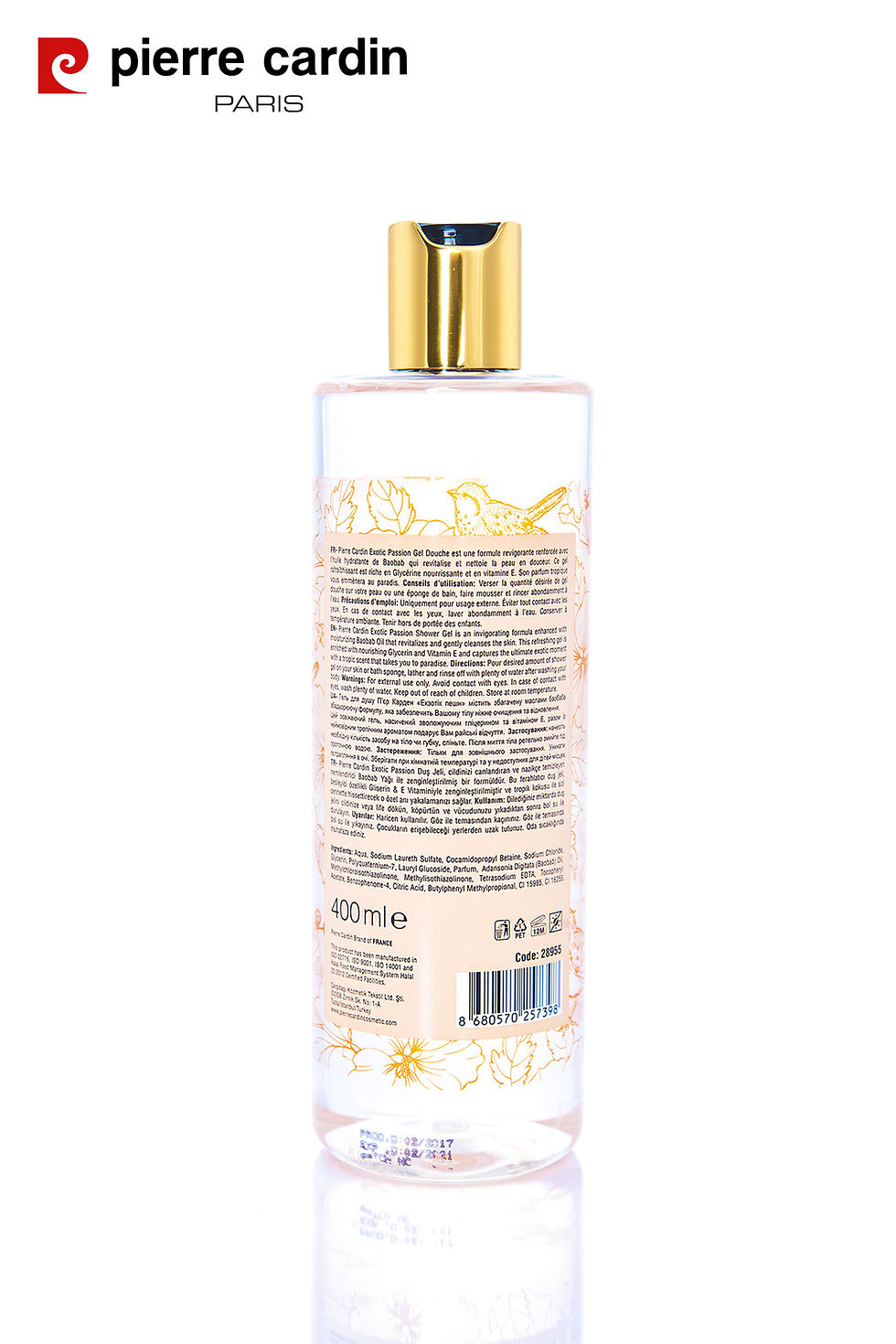 Küçük resim: Pierre Cardin Exotic Passion E Vitaminli pH Dengeli Canlandırıcı Duş Jeli - 400